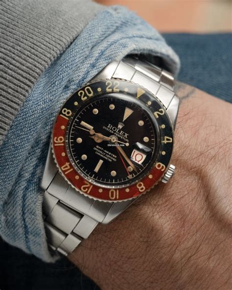 rolex gmt 6542 for sale|rolex bakelite bezel price.